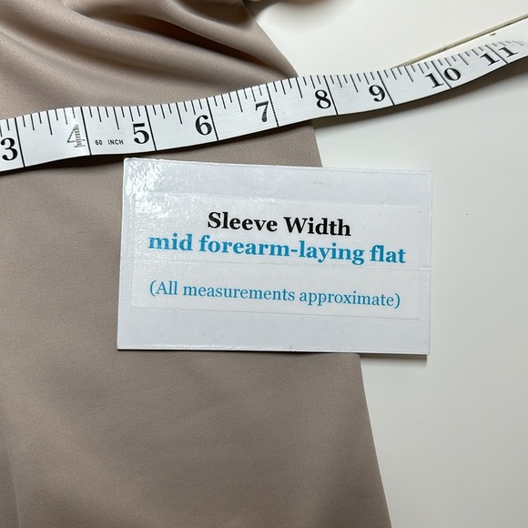 AVIA Mixed Media Jacket Full Zipper Taupe XL 16-18 - Picture 11 of 12